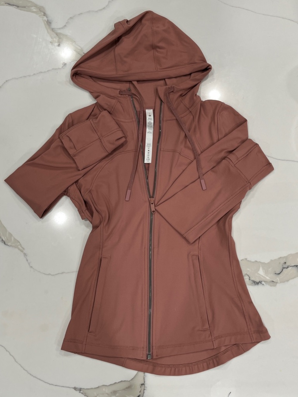 Mauve Lululemon Align Hooded Jacket-Size 6